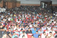NTR Fans Hungama at Rabhasa Audio Release